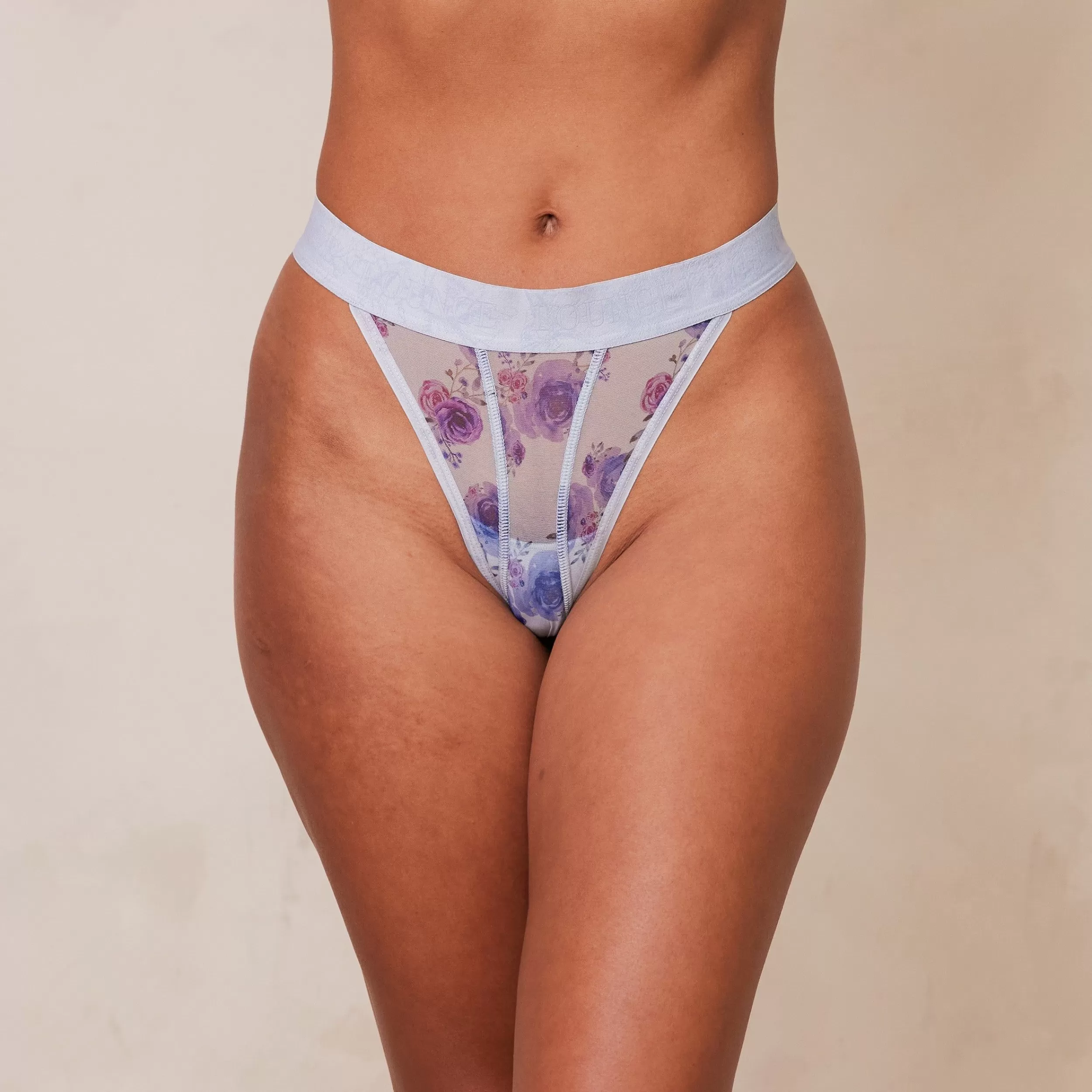 Kvinde Lounge Underwear Saml Og Spar | Floral Mesh G-Streng