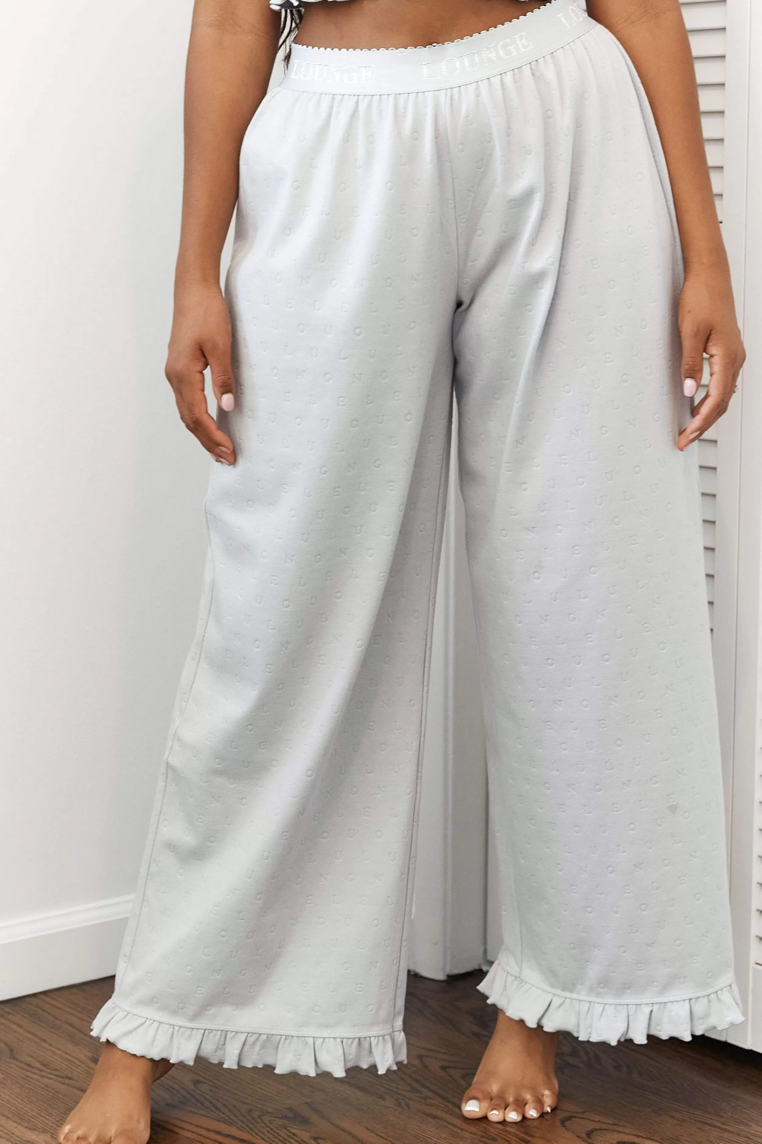 Kvinde Lounge Underwear Nattøj | Frill Pyjama Bukser