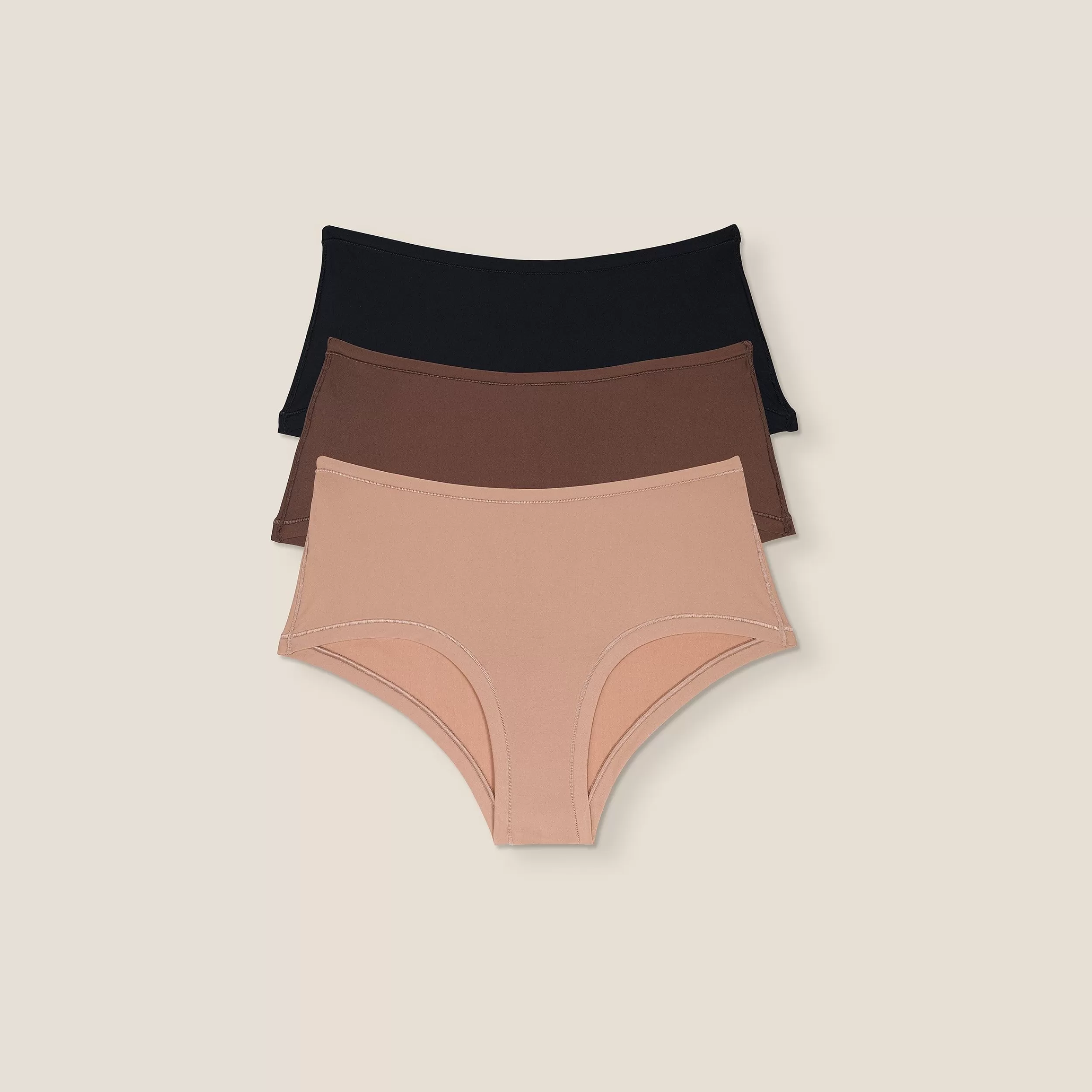 Kvinde Lounge Underwear Multipakke Underdele | Nude Boyshort (3 Pack)