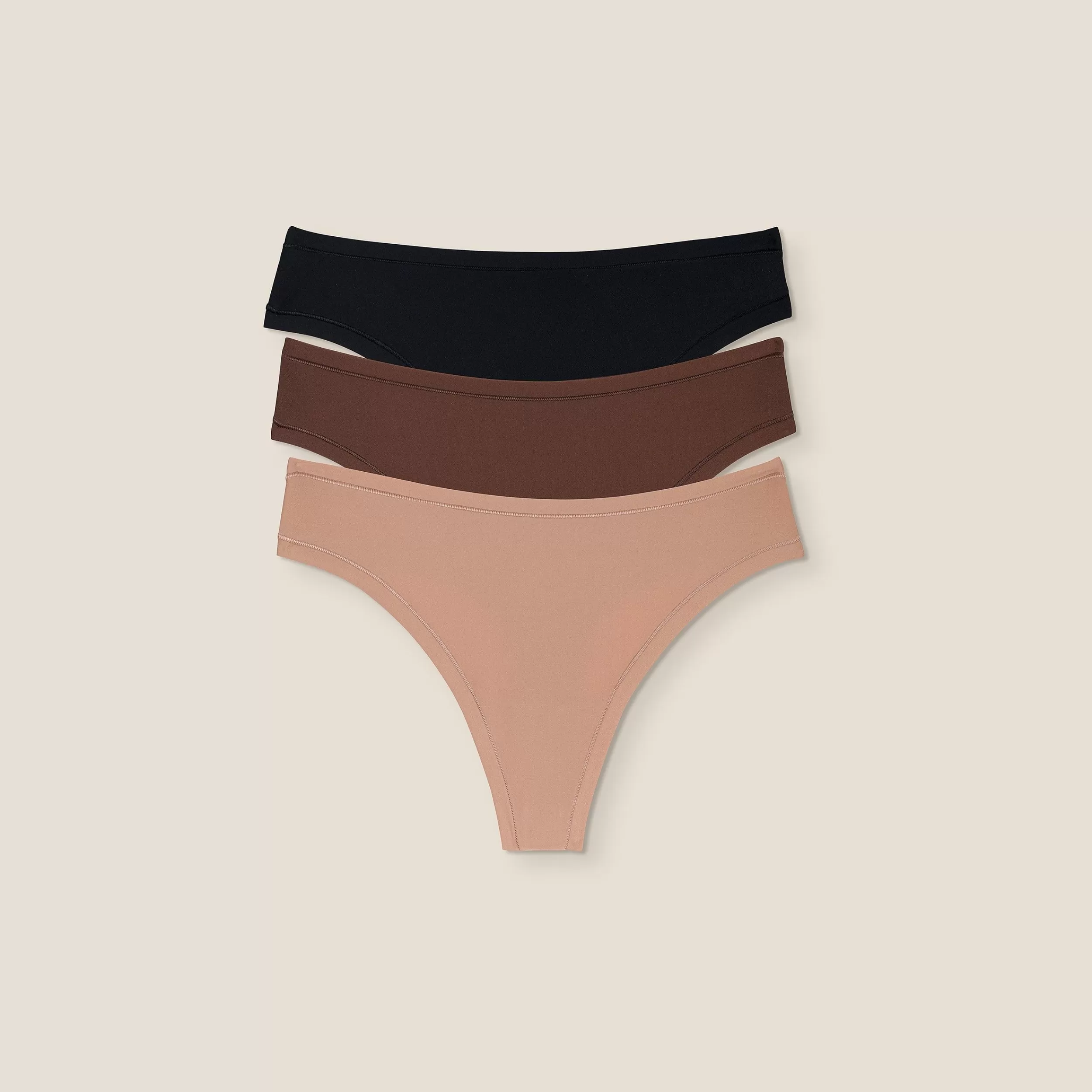 Kvinde Lounge Underwear Multipakke Underdele | Nude G-Streng (3 Pack)