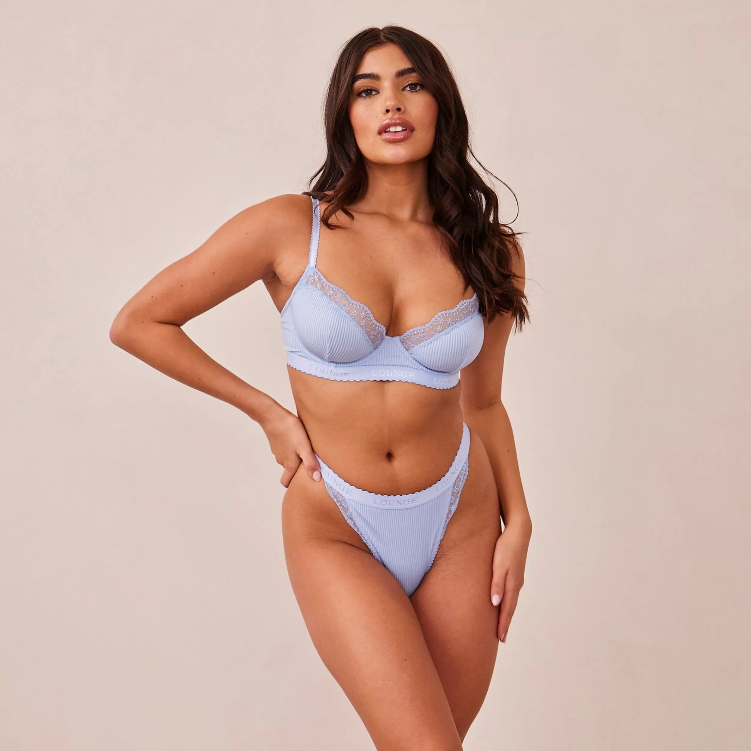 Kvinde Lounge Underwear Balcony | Ribbed Balcony Bh